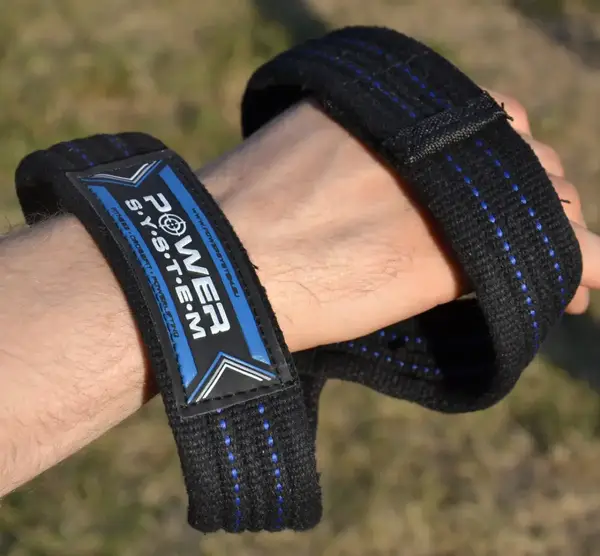 Лямки для тяги (вісмірка) Power System PS-3405 Figure 8 Black/Blue L/XL купити недорого в Україні, фото 5