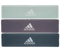 Набор эспандеров Adidas Resistance Band Set (L, M, H) зеленый, фиолетовый, синий Уни 70х7,6х0, купить