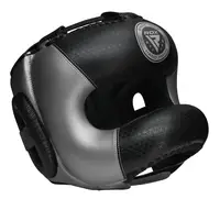 Боксерский шлем с бампером RDX L2 Mark Pro Silver L | Обхват головы 56-58 см купить
