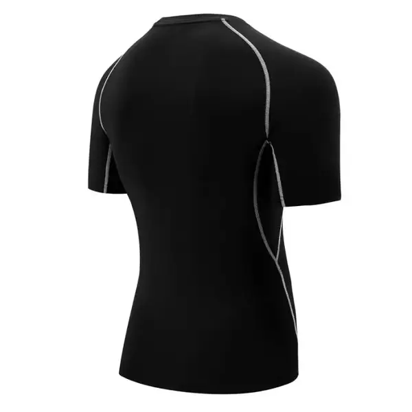 Рашгард з коротким рукавом RDX Lycra Black S купити недорого в Україні, фото 2