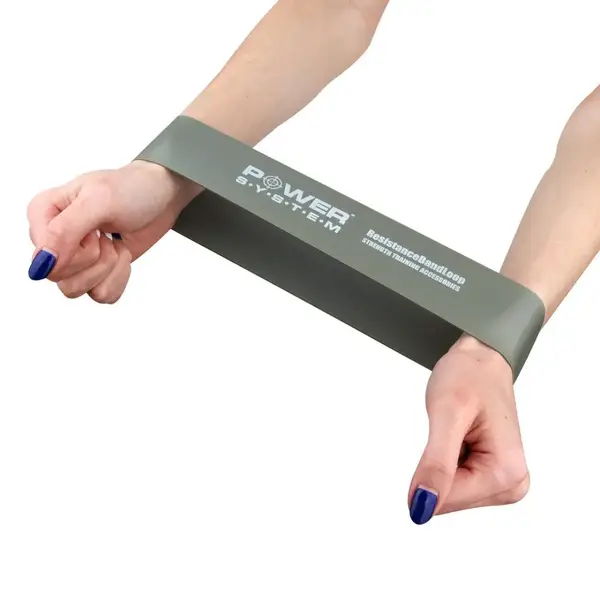 Резинка для фитнеса Power System PS-4063 Flex Loop Strong Grey (сопротивление 23кг.) купить недорого в Украине, фото 2