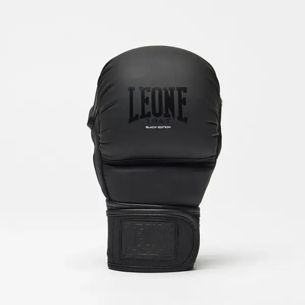 Рукавиці греплінгові для ММА Leone BLACK Edition S (капа в комплекті) купити недорого в Україні, фото 3