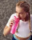 Шейкер спортивный SmartShake Slim 500ml Neon Pink купить