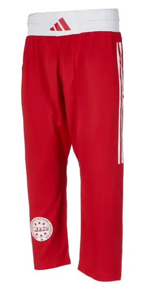 Штани для кікбоксингу Adidas WAKO Full Contact | червоні 180 | Adidas ADIFCP01_PL купити недорого в Україні, фото 2