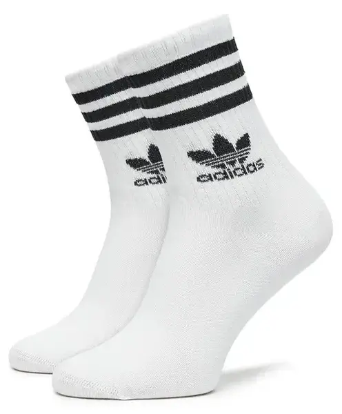 Шкарпетки Adidas CREW SOCK 3STR білий сірий, чорний Уні M (40-42) купити недорого в Україні, фото 4