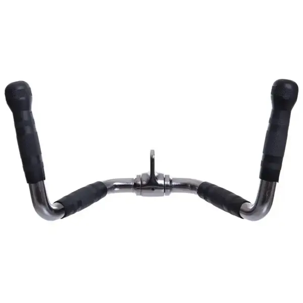 Ручка для тяги York Fitness многофункциональная с резиновыми рукоятками, хром. купить недорого в Украине, фото 4