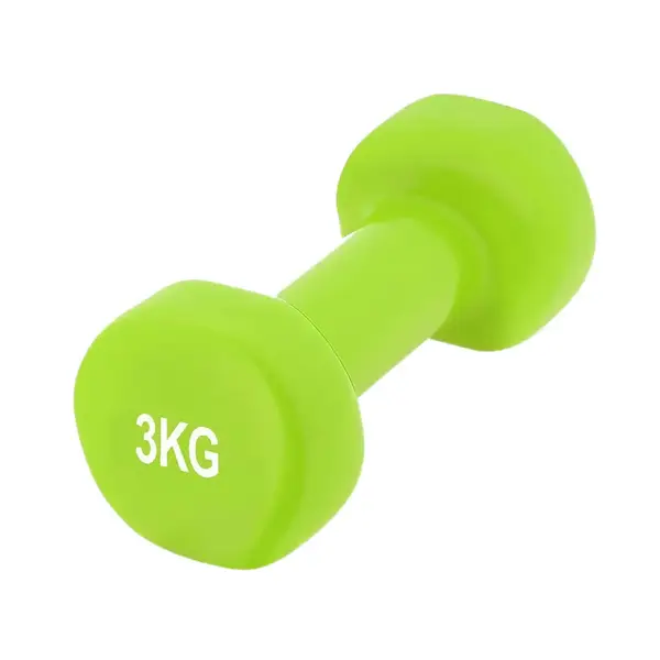 Гантель вінілова PowerPlay 4125 Achilles 3 кг. Зелена (1шт.) купити