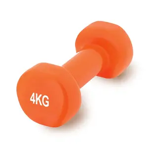 Гантель вінілова PowerPlay 4125 Achilles 4 кг. Помаранчева (1шт.) купити