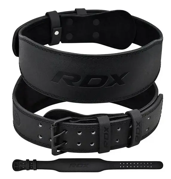 Пояс для важкої атлетики RDX Leather Full Black M купити