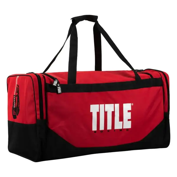 Спортивная сумка TITLE Boxing Deluxe Gear Bag Red (70л.) купить