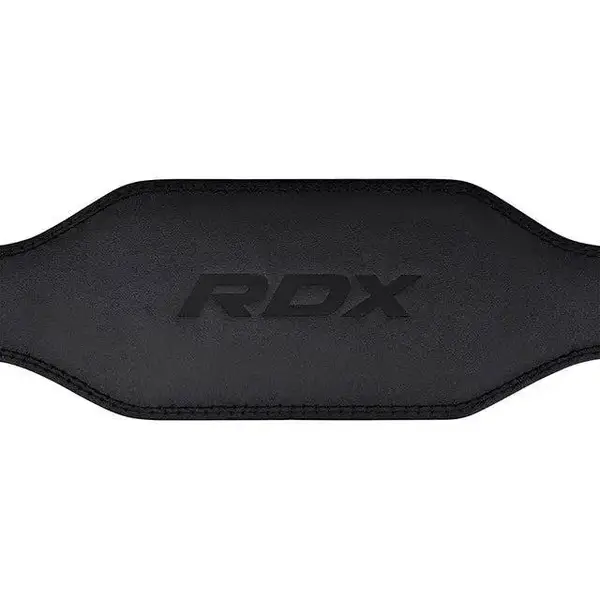 Пояс для важкої атлетики RDX 6 шкіряний Full Black S купити недорого в Україні, фото 4