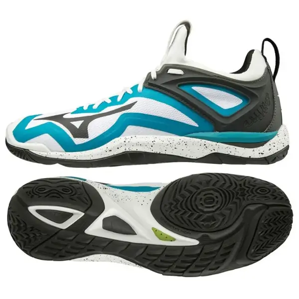 Кросівки чол. Mizuno WAVE MIRAGE 3 - Wht/Blk/EnamelBlu (43) UK9 купити