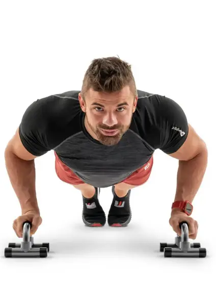 Упори для віджимань Hop-Sport HS-P010PU сірі купити недорого в Україні, фото 2