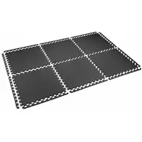 Мат-пазл Gymtek EVA 121х181,5х1см 6 частей черный купить