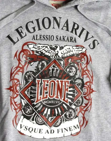 Толстовка Leone Legionarivs Fleece | Сірий | S купити недорого в Україні, фото 3