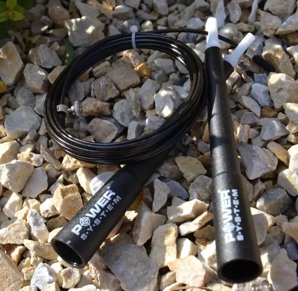 Скакалка скоростная Power System PS-4033 Crossfit Jump Rope Black (2,8m.) купить недорого в Украине, фото 3