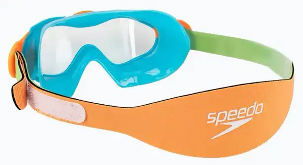 Очки для плавания Speedo SEA SQUAD MASK JU бирюзовый, оранжевый, салатовый OSFM купить недорого в Украине, фото 4
