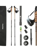 Трекінгові палиці Outtec карбонові 3-х секційні 70-135см Anti-shock купити