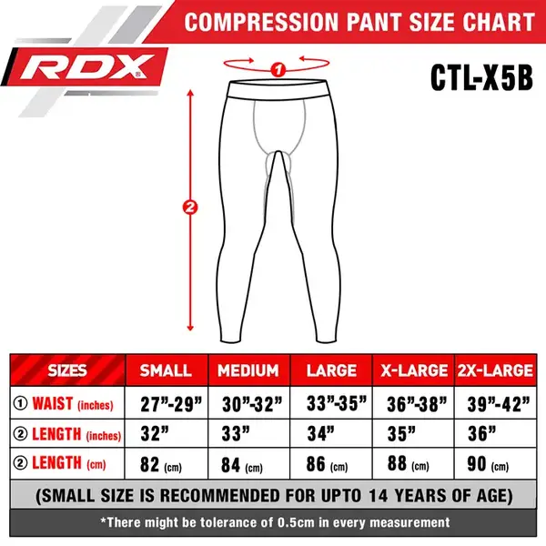 Брюки компрессионные RDX Lycra Black 2XL купить недорого в Украине, фото 6