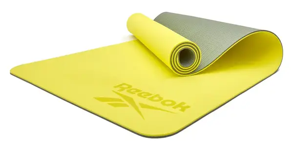 Двухсторонний коврик для йоги Reebok Double Sided Yoga Mat зеленый Уни 176 х 61 х 0,6 см купить