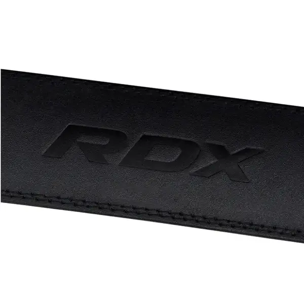 Пояс для важкої атлетики RDX Leather Full Black L купити недорого в Україні, фото 4