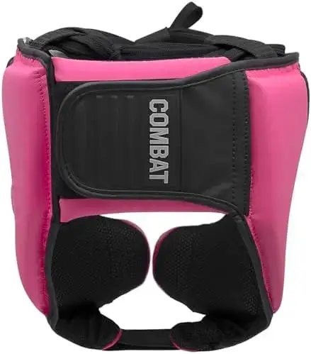 Шолом боксерський Adidas Combat 50 | S | чорний/рожевий | Обхват голови 52-55 см | ADIC50HG купити недорого в Україні, фото 6