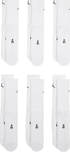 Носки Nike U J ED CUSH PLY CREW 6PR - 144 белый Уни 42-46 белый купить недорого в Украине, фото 2