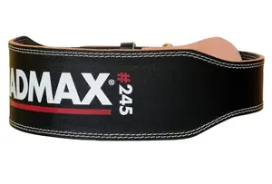 Пояс для важкої атлетики MadMax MFB-245 Full leather шкіряний Black XL купити