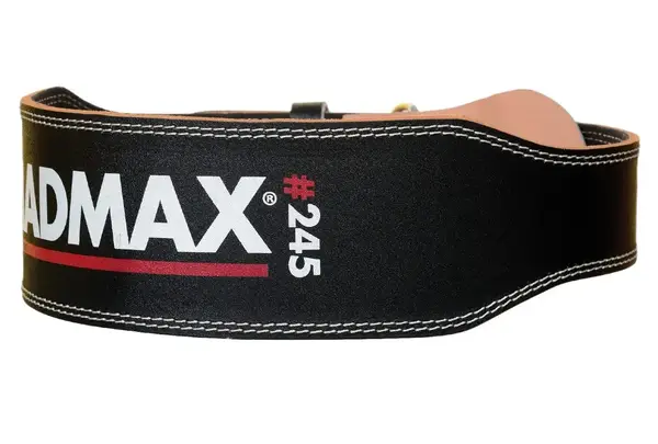 Пояс для важкої атлетики MadMax MFB-245 Full leather шкіряний Black XL купити