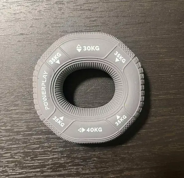 Еспандер кистьовий силіконовий PowerPlay PP-4331 Hand Grip Large 30-35-40 кг. Сірий купити недорого в Україні, фото 4