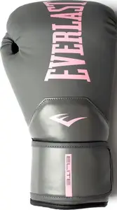 Боксерські рукавиці Everlast ELITE 2 BOXING GLOVES сірий, рожевий Уні 10 унцій купити
