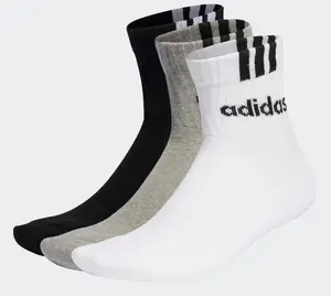 Шкарпетки Adidas C 3S LIN 3P чорний, сірий, білий Уні L (43-45) купити