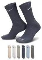 Носки Nike U NK ED PLS CSH CRW 6PR - 132 серый, бежевый, голубой Муж 38-42 купить