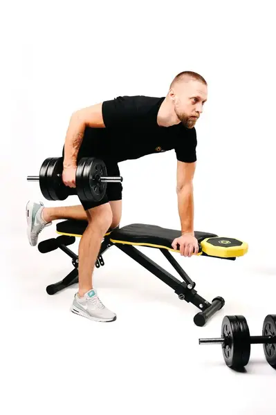 Набор Besport PowerPro гантели 2х31кг со скамьей WB-002 купить недорого в Украине, фото 9