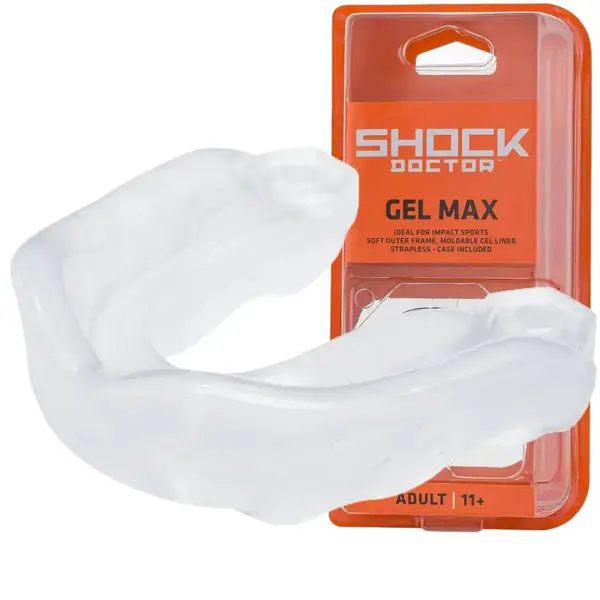 Капа Shock Doctor Gel Max доросла (вік 11+) Clear (art. 6190-TC-AD) купити