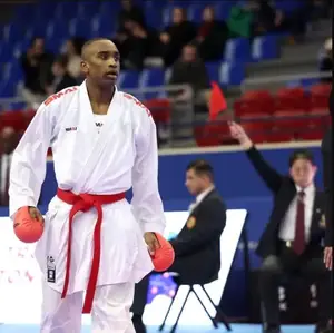 Кімоно для карате INAZUMA GI з червоною вишивкою на плечах | Білий | 150 | SMAI U-INAZ | Великоміри купити