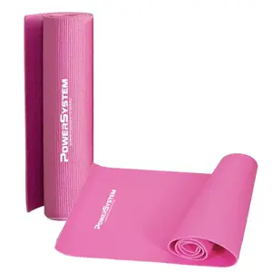 Килимок для йоги та фітнесу Power System PS-4014 PVC Fitness Yoga Mat Pink (173x61x0.6) купити