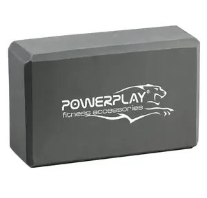 Блок для йоги PowerPlay 4006 Yoga Brick Сірий купити
