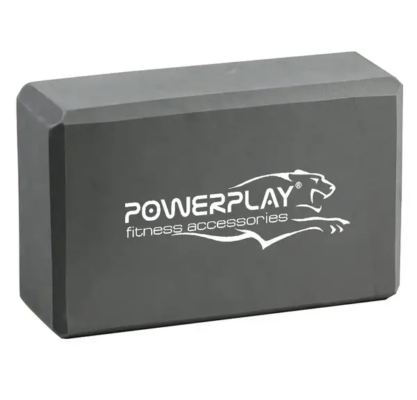 Блок для йоги PowerPlay 4006 Yoga Brick Сірий купити