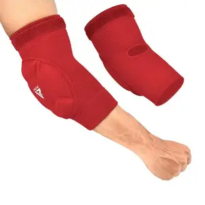 Налокотники спортивные RDX Hosiery Elbow Foam Red/White L купить