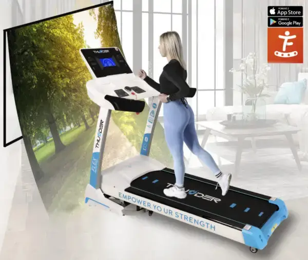 Бігова доріжка електрична THUNDER FLEX-S-WHITE купити недорого в Україні, фото 6