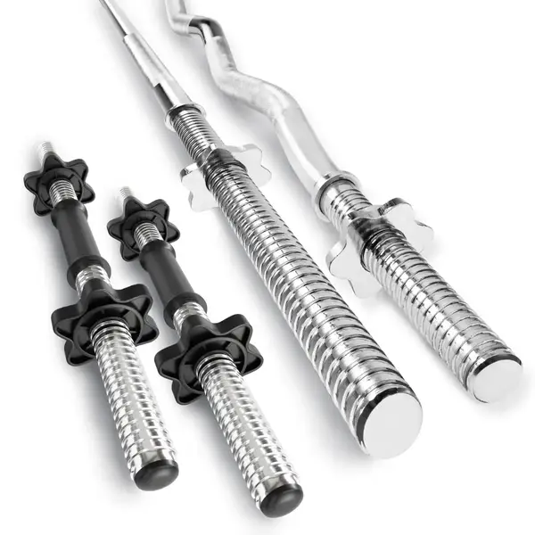 Набор Hop-Sport Premium 75кг со скамьей HS-1055, штангами и гантелями. купить недорого в Украине, фото 3