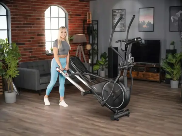 Орбітрек Hop-Sport HS-160CF Stage електромагнітний сірий купити недорого в Україні, фото 4