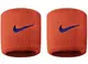 Напульсник Nike SWOOSH WRISTBANDS 2 PK TEAM ORANGE/COLLEGE NA оранжевый Уни OSFM купить недорого в Украине, фото 21345