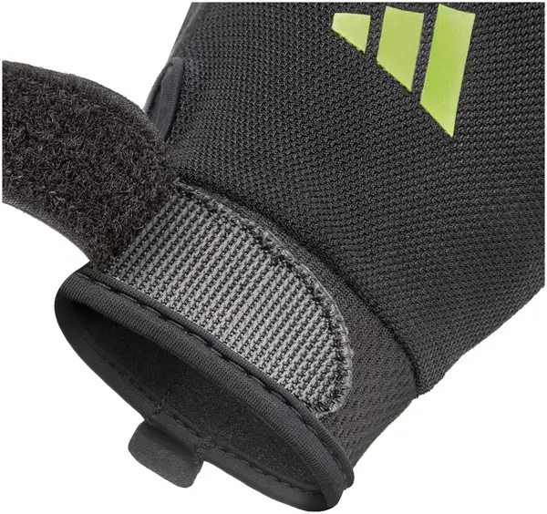 Рукавички для тренінгу Adidas Essential Training Gloves чорний, зелений Уні L купити недорого в Україні, фото 3