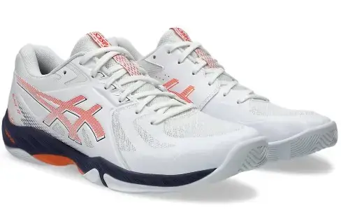 Кросівки сквош чол. Asics Gel-Blade FF white/orange (40.5) 7.5 купити