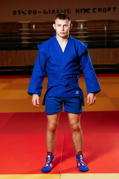 Форма для самбо (самбовка) синяя TM "Kintayo", 170 рост, плотность 550 гр/м.кв. купить