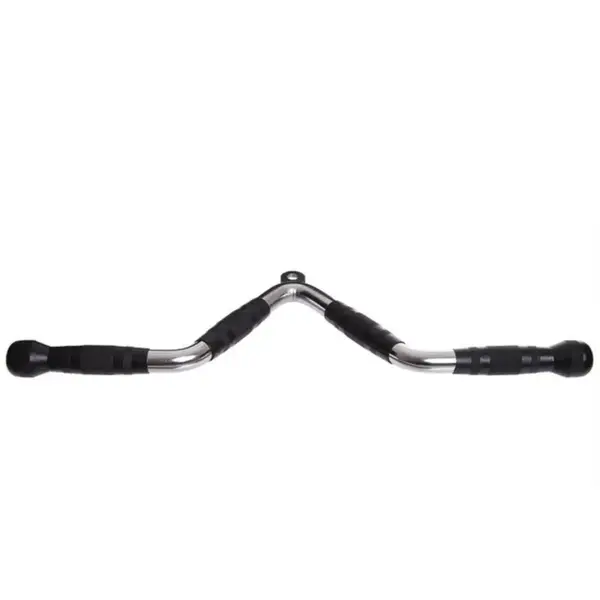 Ручка для тяги York Fitness V-образная многофункциональная с резиновыми рукоятками, хром. купить недорого в Украине, фото 5