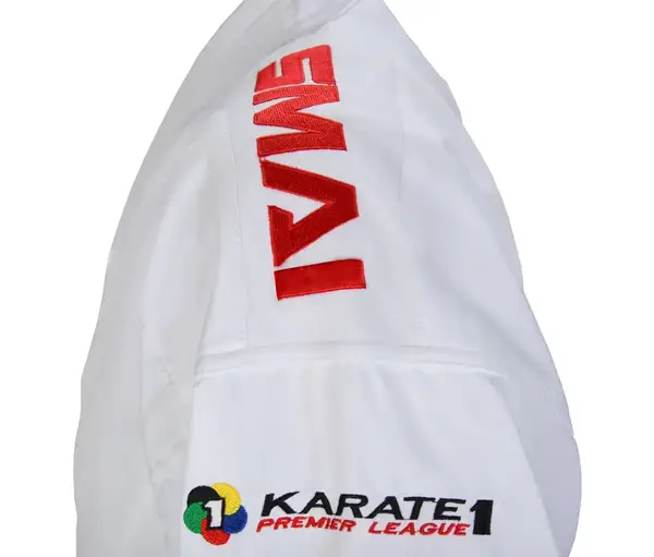 Кімоно для карате JIN KUMITE GI ELITE Premier League (червоні смуги на плечах) Білий | SMAI AS-034R | 190 купити недорого в Україні, фото 6