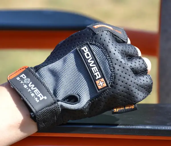 Перчатки для фитнеса Power System PS-2500 Power Plus Black/Grey M купить недорого в Украине, фото 4